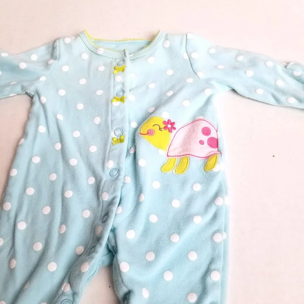 Baby Girl 4pc Bundle Carter's Gerber Sleepers Pants NB 0-3M Daddys Princess